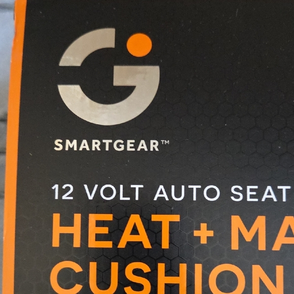 Smart Gear Black Heat and Massage Cushion - Picture 2 of 4
